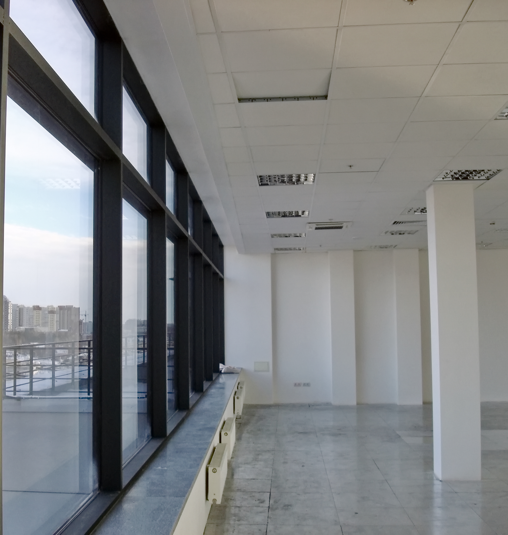 Interior of newly renovated commercial space
