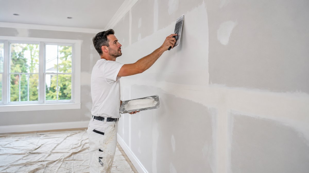 Drywall, flooring, and asbestos removal